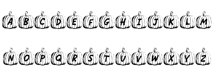Jack O Font LOWERCASE
