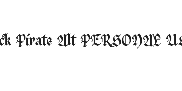 Jack Pirate Alt PERSONAL USE Logo