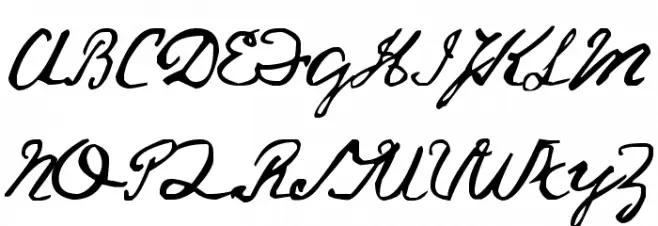 Jack Ripper Hand Font Litere mari