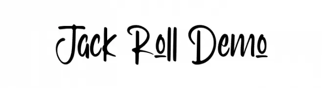 Jack Roll Demo  免费字体下载