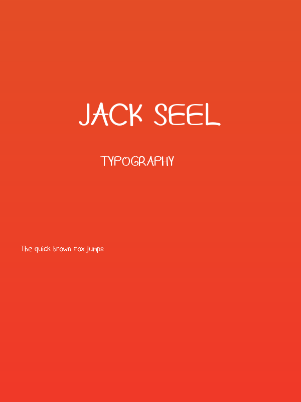 Jack Seel Poster