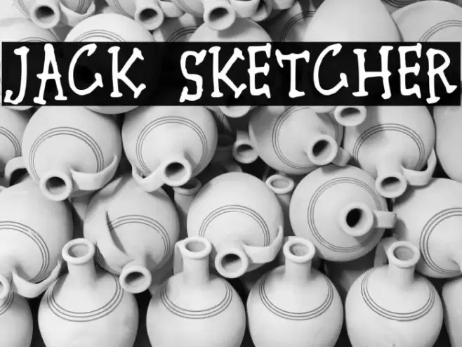 Jack Sketcher Font examples