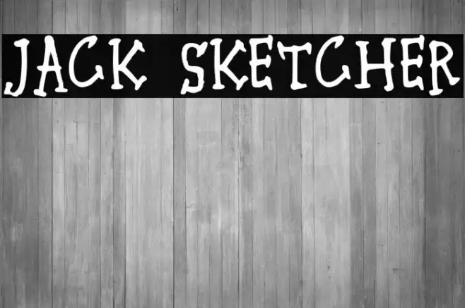 Jack Sketcher Font examples