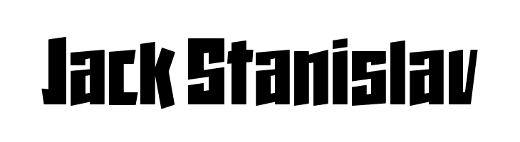 Jack Stanislav  les polices de caractères gratuit tlcharger