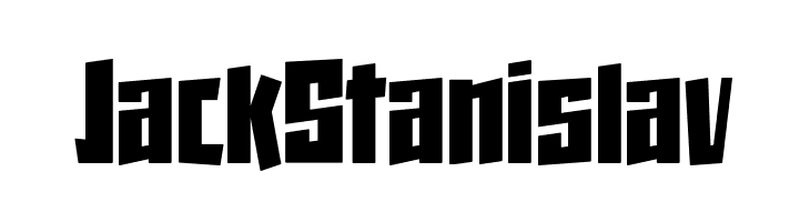 Jack Stanislav 字体