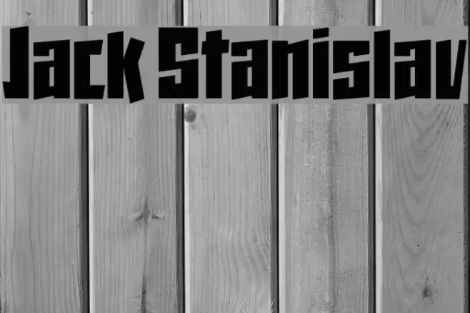 Jack Stanislav Font examples