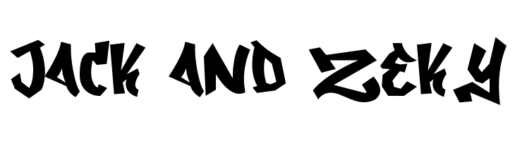 Jack and Zeky baixar fontes gratis