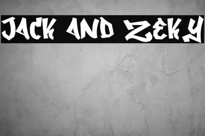 Jack and Zeky Fonte examples