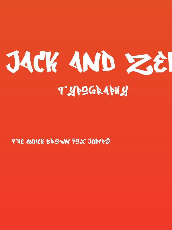 Jack and Zeky Poster