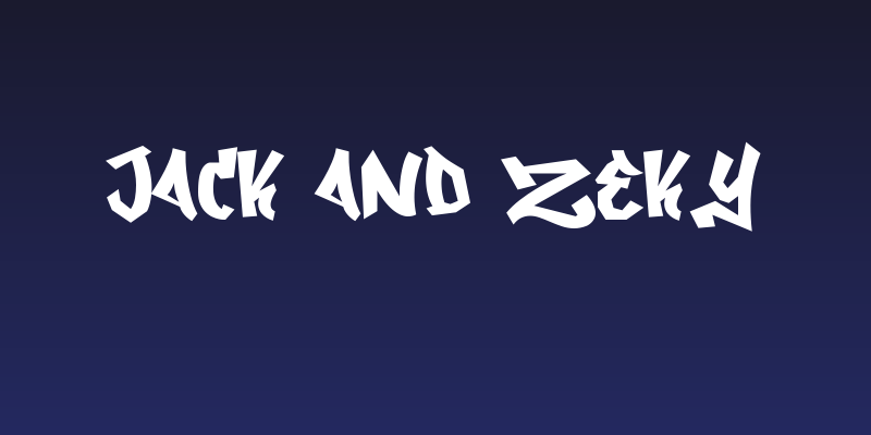 Jack and Zeky Social Header