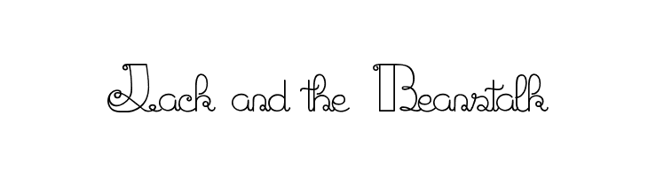 Jack and the Beanstalk Font