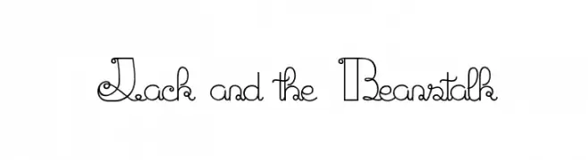 Jack and the Beanstalk  font caratteri gratis