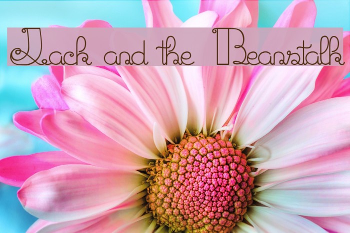 Jack and the Beanstalk Font examples