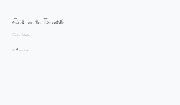 Jack and the Beanstalk Business Card