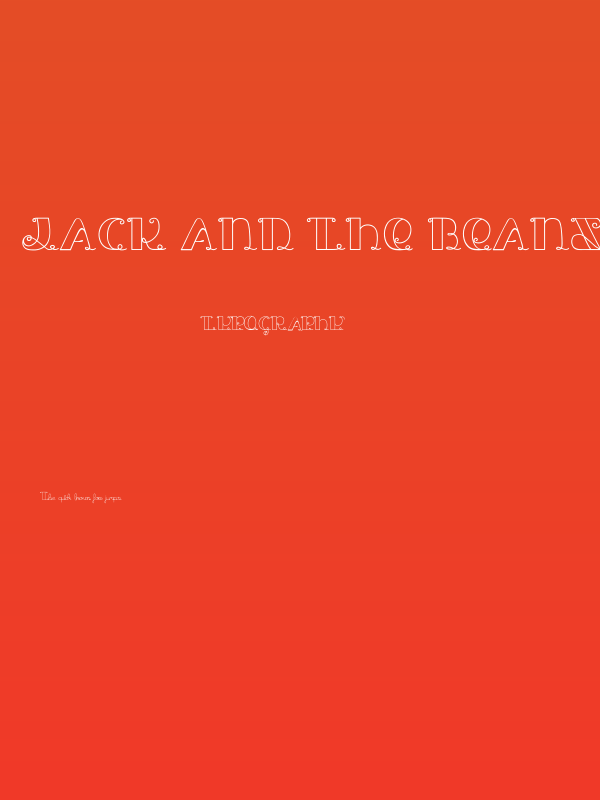 Jack and the Beanstalk Poster