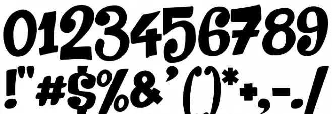 Jack in the Box Font OTHER CHARS