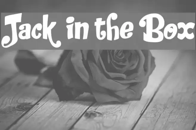 Jack in the Box Font examples