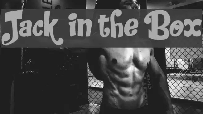 Jack in the Box Font examples