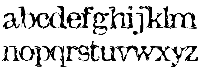 Jack the Hipper Font LOWERCASE