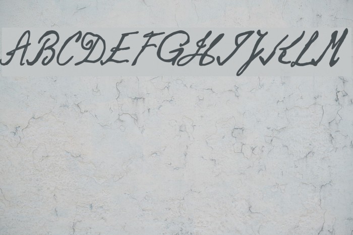 Jack the Ripper Dear Boss Letter Font examples