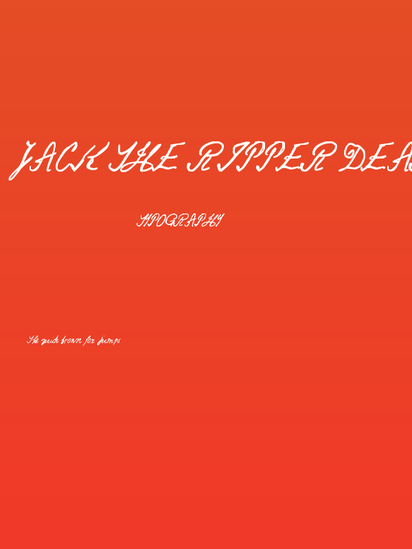 Jack the Ripper Dear Boss Letter Poster