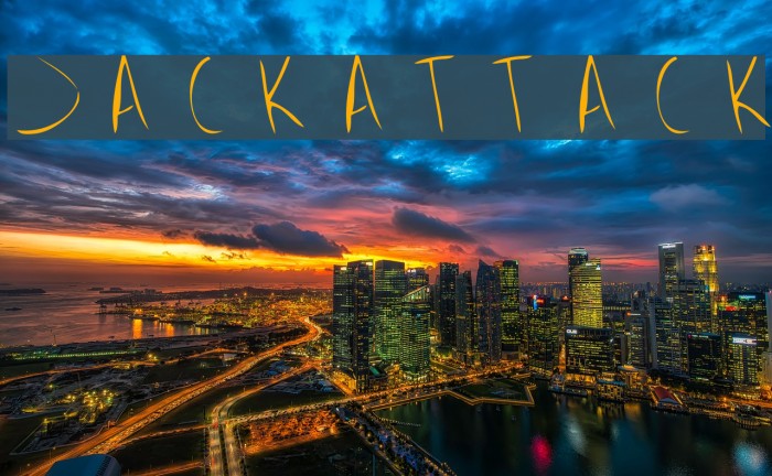 JackAttack Font examples