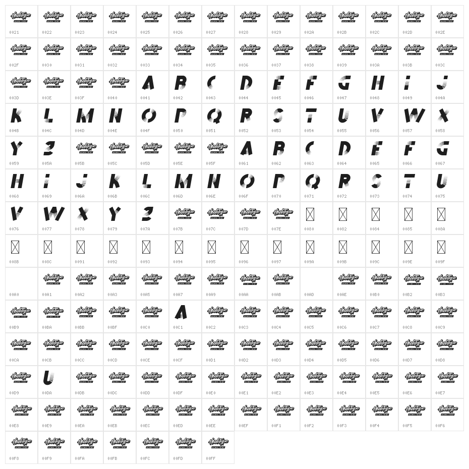 JackDriftDemo Character Map