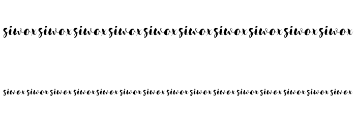 JackFrostDemo Font OTHER CHARS