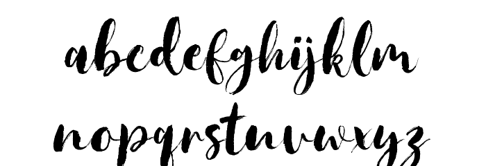 JackFrostDemo Font LOWERCASE