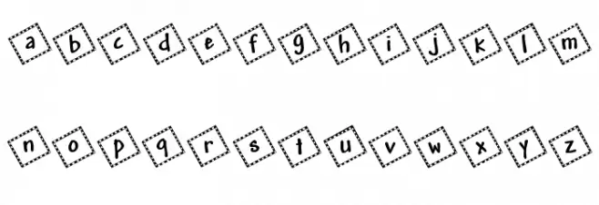 JackInTheBox_KG Font LOWERCASE