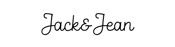 Jack&Jean  フリーフォントのダウンロード