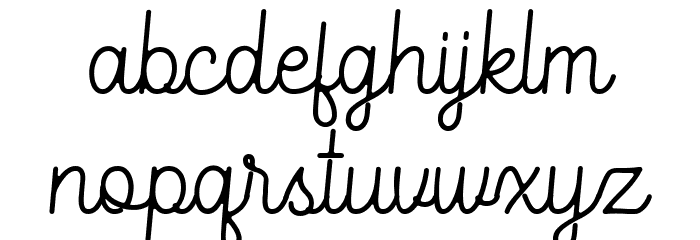 Jack&Jean Font LOWERCASE
