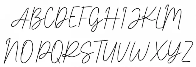 Jack&Kate_PERSONALUSE Font UPPERCASE