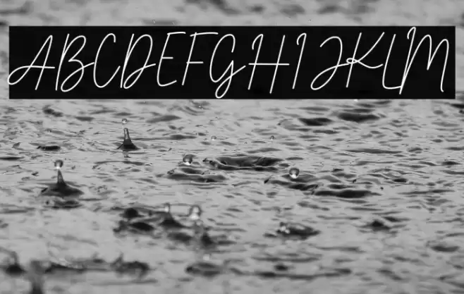 Jack&Kate_PERSONALUSE Font examples