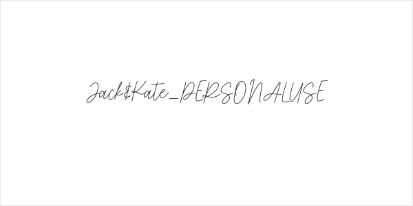 Jack&Kate_PERSONALUSE Logo