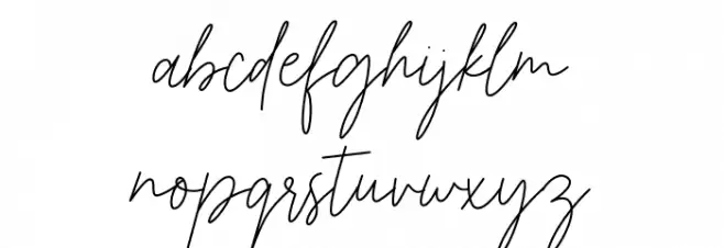 Jack&Kate_PERSONALUSE Font LOWERCASE