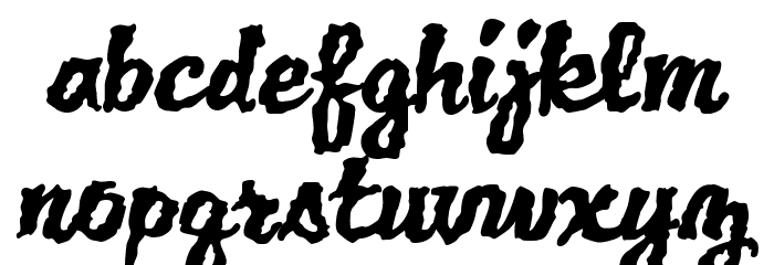 JackLantern BB Font LOWERCASE
