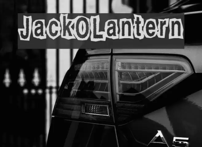 JackOLantern Font examples
