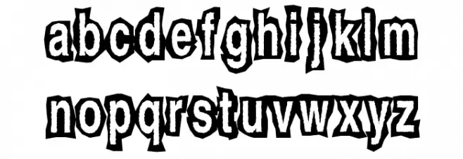 JackOLantern Font Litere mici