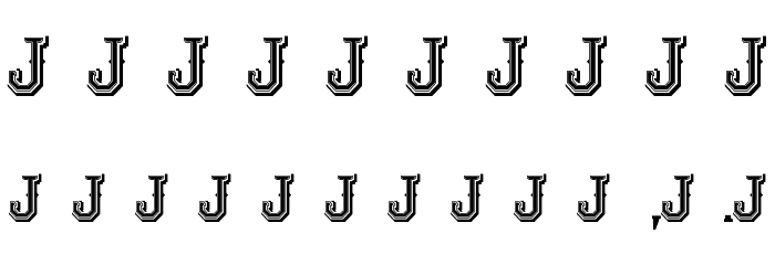 JackRunnerFree Font OTHER CHARS