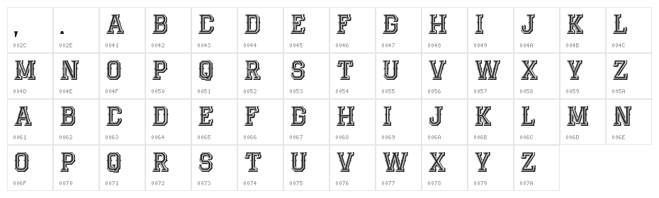 JackRunnerFree Character Map