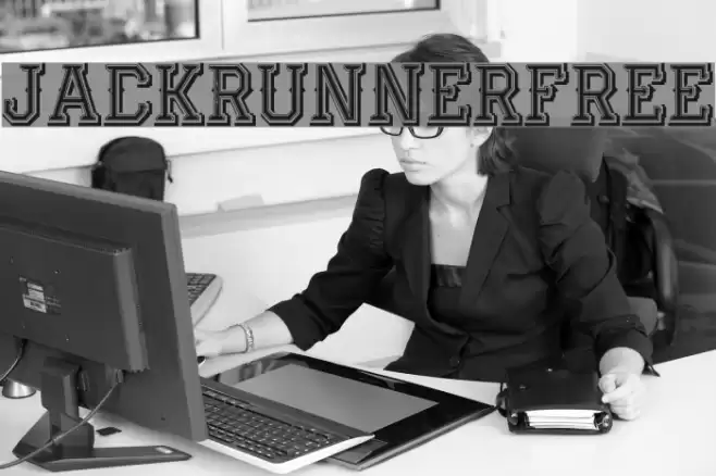 JackRunnerFree Font examples