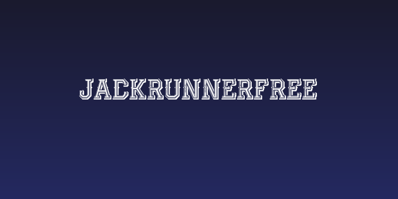 JackRunnerFree Social Header