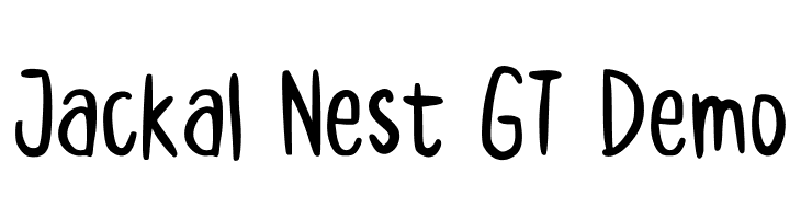 Jackal Nest GT Demo  नि: शुल्क फ़ॉन्ट्स डाउनलोड