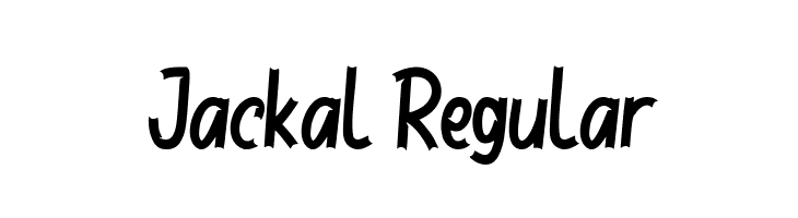 Jackal Regular Шрифта
