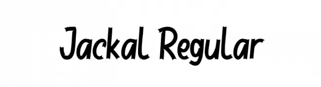 Jackal Regular  नि: शुल्क फ़ॉन्ट्स डाउनलोड