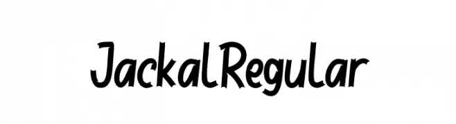 Jackal Regular  baixar fontes gratis