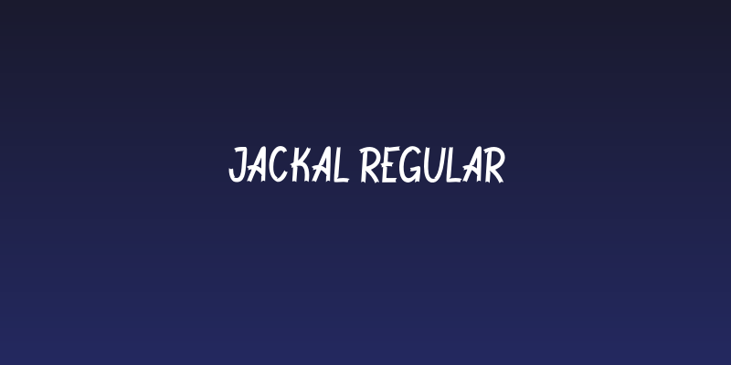 Jackal Regular Social Header