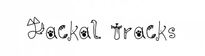 Jackal Tracks  Descarca Fonturi Gratis