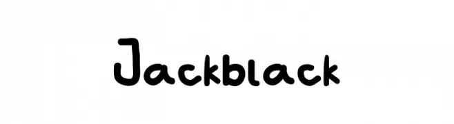Jackblack  baixar fontes gratis